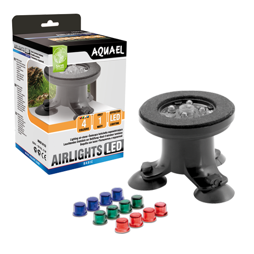AQUAEL Airlights - подводная подсветка с распылителем для компрессора 110341 - фото 17503
