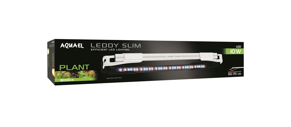 AQUAEL LEDDY SLIM PLANT 2.0 10Вт (50-70см) - LED-светильник для аквариума, белый AQ-124196 - фото 17679