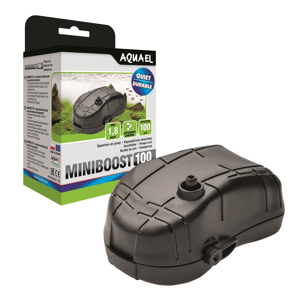 AQUAEL MINI Boost 100 - компрессор для аквариумов объёмом до 100 л 115316 - фото 17794