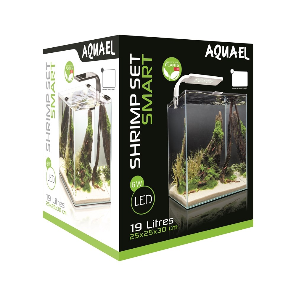 AQUAEL Shrimp Set Smart 19 л - аквариум черный 114957 - фото 17913