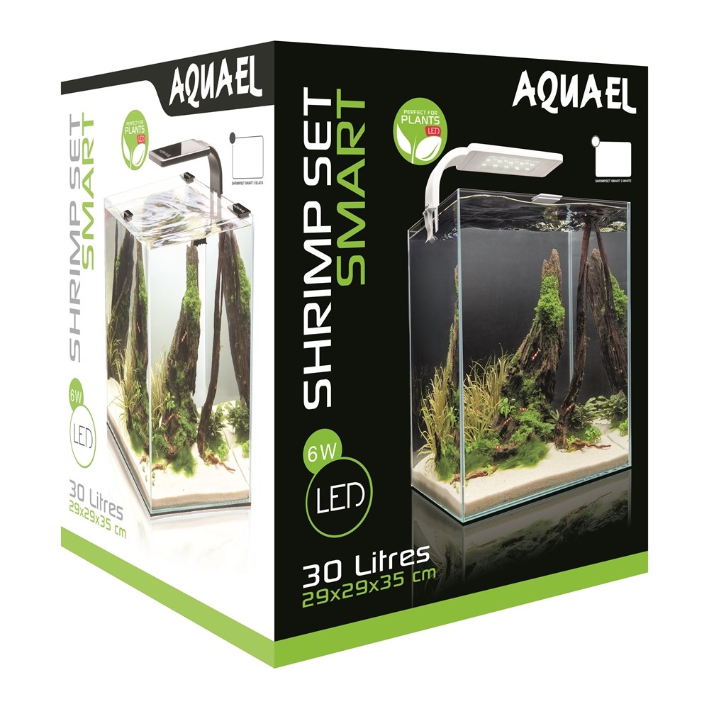AQUAEL Shrimp Set Smart II 30 л - аквариум белый 114960 - фото 17915