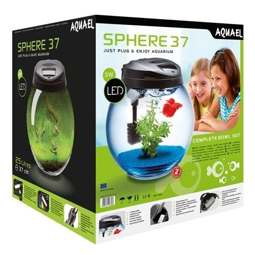AQUAEL SPHERE 37 (25 л)  аквариум круглый 113442 - фото 17929