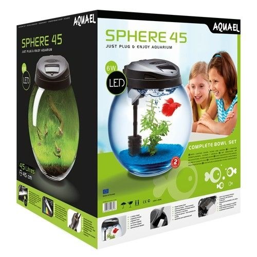 AQUAEL SPHERE 45 (45 л)  аквариум круглый 113443 - фото 17931