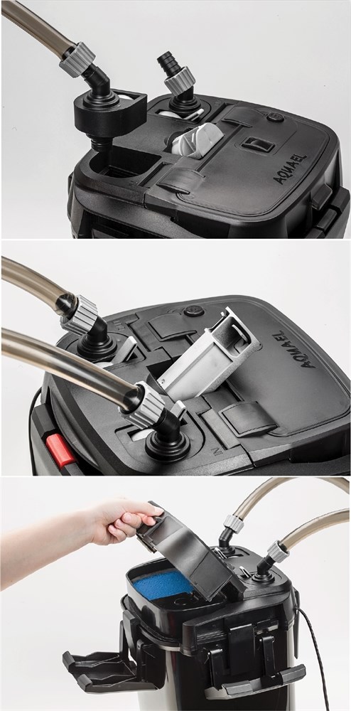 AQUAEL Ultramax-1000 - внешний фильтр для аквариумов  до 300 л, 1000 л/ч, 3 корзины по 1,9 л 120664 - фото 17968