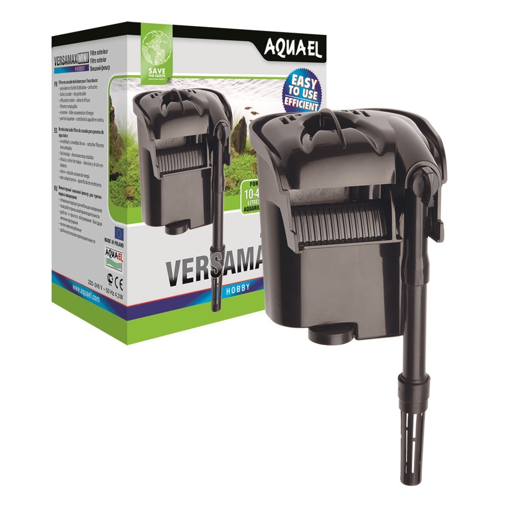 AQUAEL Versamax FZN-mini - навесной фильтр (рюкзачный) для аквариумов до 40 л 113175 - фото 18023