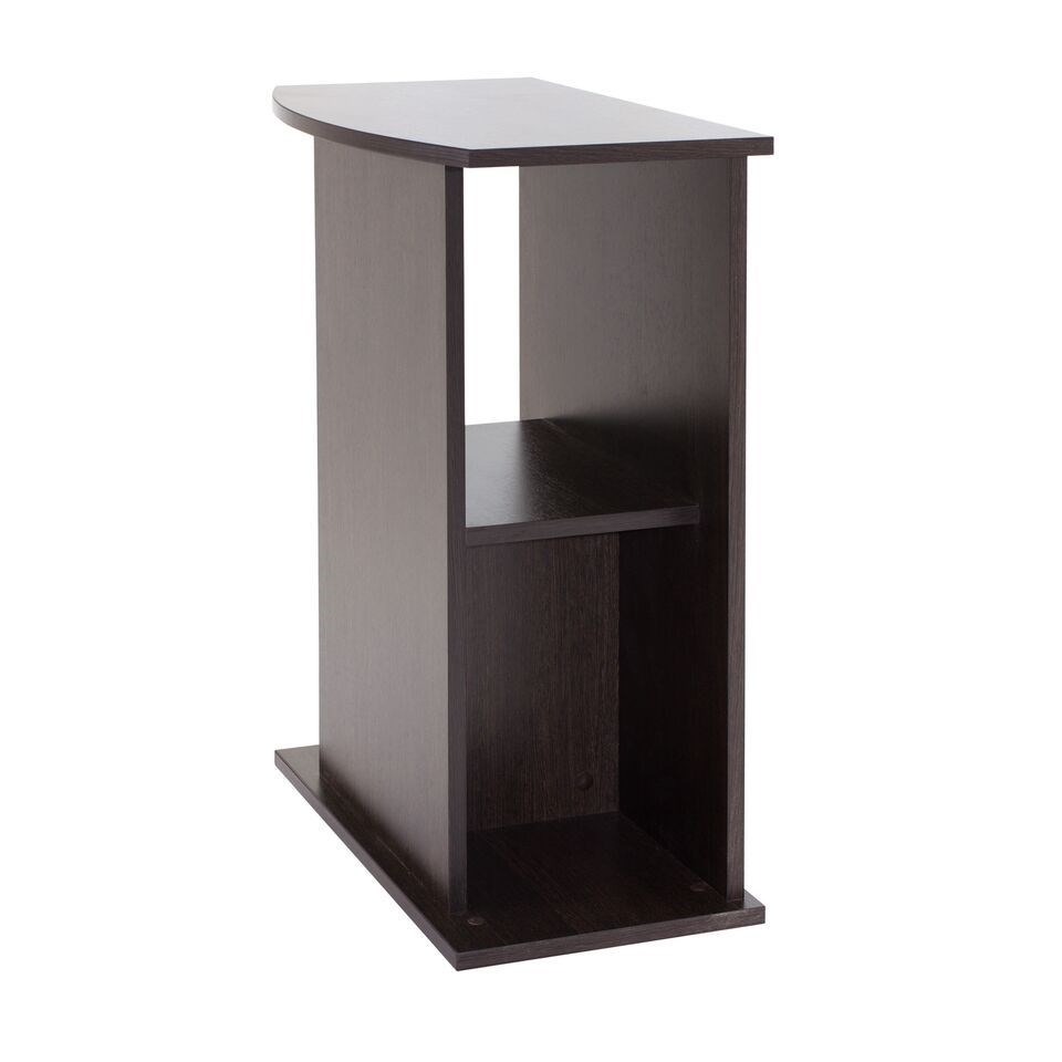 Aquaplus тумба фигурная 60*30*70, цвет венге, открытая 217090 - фото 18339