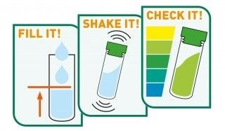 Dennerle CO2 Quick-Test - быстрый тест на содержание углекислого газа в воде, 2 тестовые пробирки Den-3106 - фото 18698