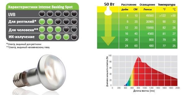 Hagen Exoterra Intense Baskimg Spot 50 Вт - лампа для принятия солнечных ванн PT-2135 - фото 19369