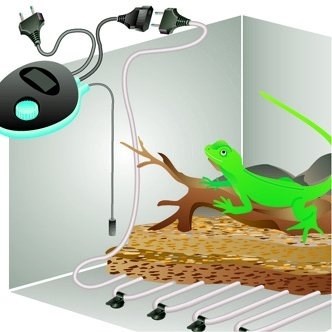 Hydor Hydrokable 15 Вт 3,3 м - термокабель для аквариума и террариума T04500 - фото 19537