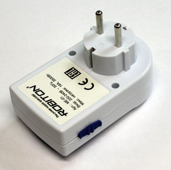 Robiton - таймер суточный электромеханический с заземлением ME-01 - фото 20673