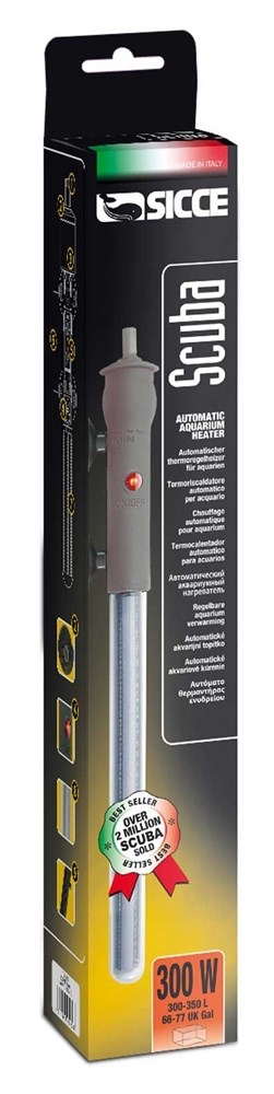 SICCE SCUBA 300Вт, нагреватель для аквариумов объёмом до 300 л 89067 - фото 21404
