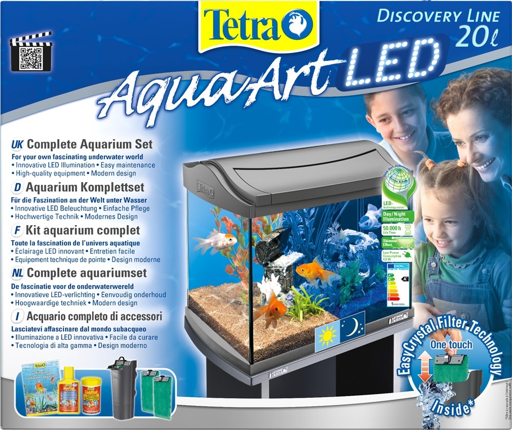 Tetra AquaArt 20 литров LED - аквариум со светодиодным освещением 239838 - фото 21690