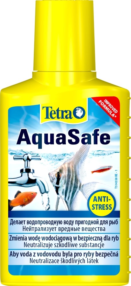 Tetra AquaSafe 100 мл - средство для подготовки водопроводной воды Tet-762732 - фото 21752