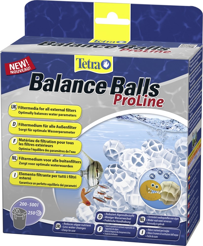 Tetra Balance Balls Proline 2,2 л (250 шариков) - наполнитель для внешних фильтров Tet-246102 - фото 21784
