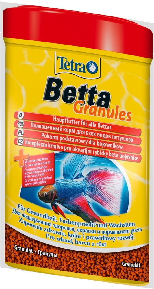 Tetra Betta Granules 5 г - корм для петушков и других лабиринтовых рыб Tet-193680 - фото 21790