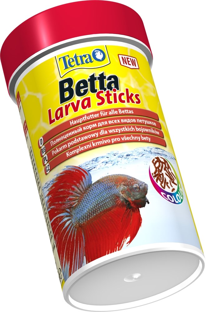 Tetra Betta Larva Sticks (палочки) 100 мл - корм для лабиринтовых рыб Tet-259386 - фото 21794