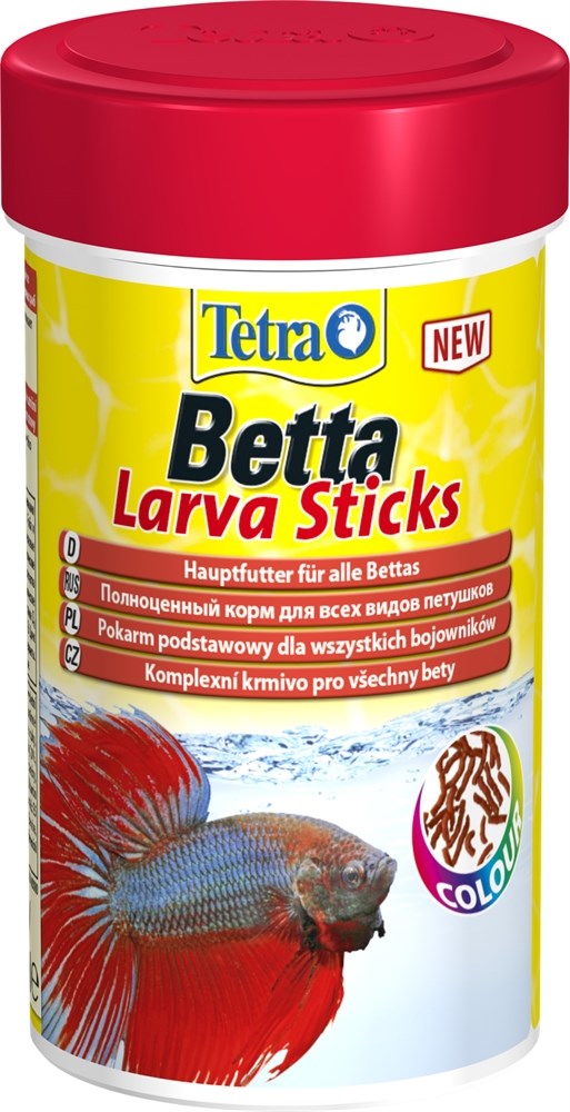 Tetra Betta Larva Sticks (палочки) 100 мл - корм для лабиринтовых рыб Tet-259386 - фото 21795