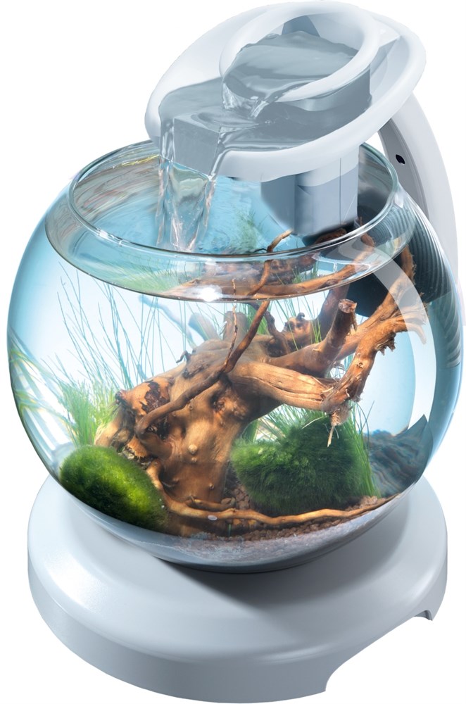 Tetra Cascade Globe Duo Waterfall (белый) 6,8л круглый аквариум с LED светильником Tet-279957 - фото 21828