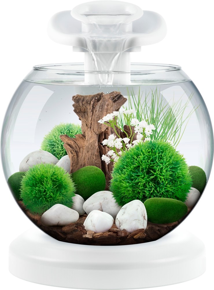 Tetra Cascade Globe Duo Waterfall (белый) 6,8л круглый аквариум с LED светильником Tet-279957 - фото 21830