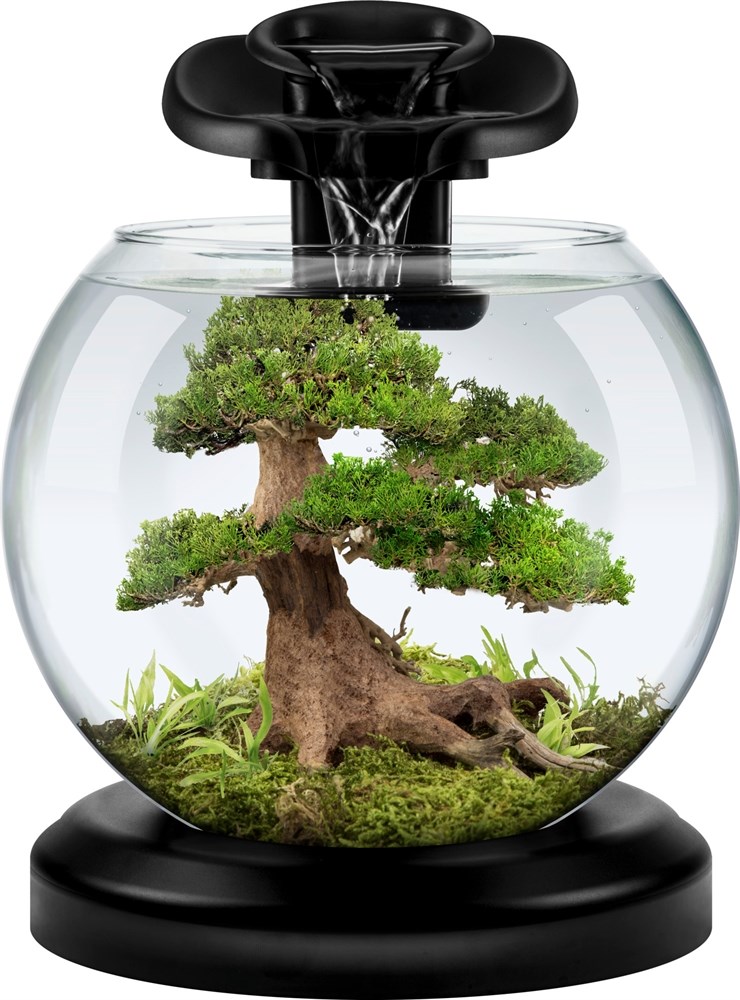 Tetra Cascade Globe Duo Waterfall (черный) 6,8л круглый аквариум с LED светильником Tet-279827 - фото 21844