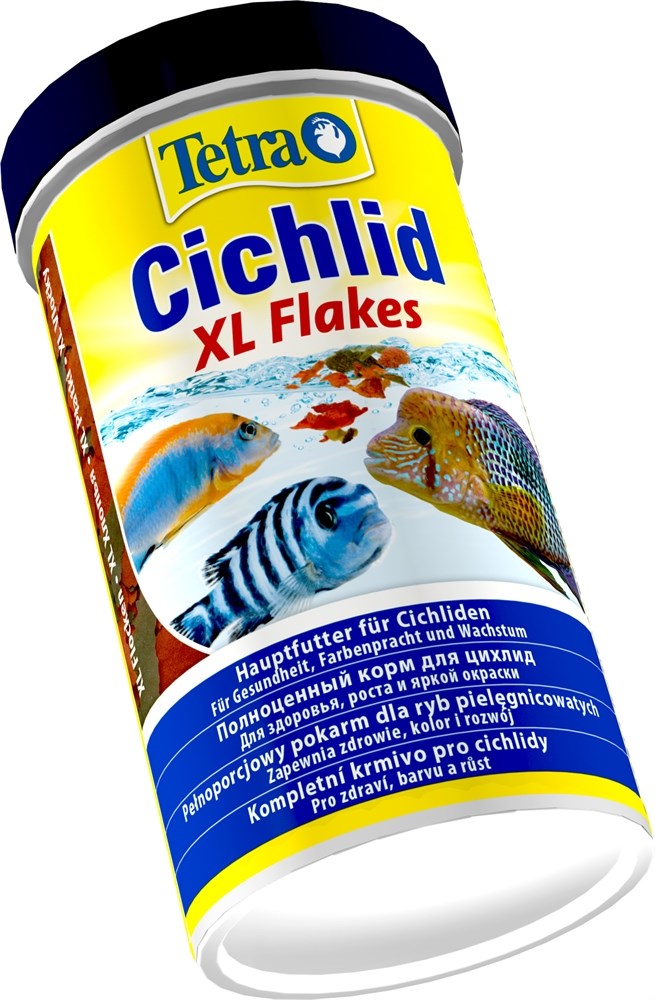 Tetra Cichlid XL Flakes 500 мл - основной корм для цихлид (хлопья) Tet-139985 - фото 21922