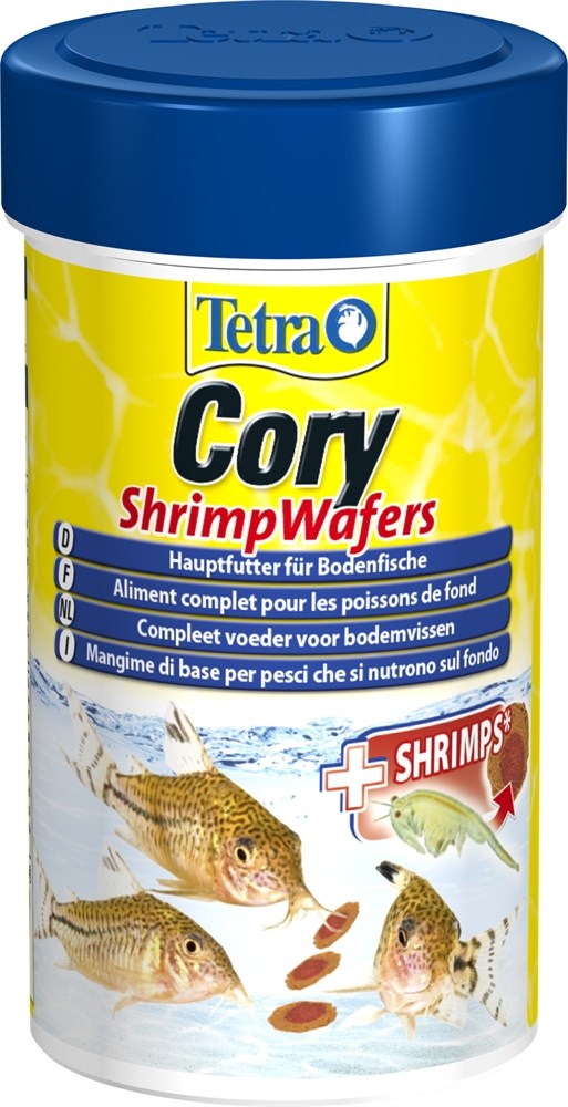 Tetra Cory ShrimpWafers 100 мл - корм для коридорасов и других донных рыб Tet-257399 - фото 21953