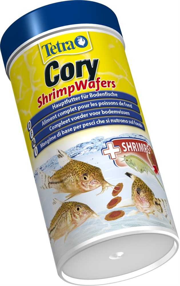 Tetra Cory ShrimpWafers 250 мл - корм для коридорасов и других донных рыб Tet-257429 - фото 21956