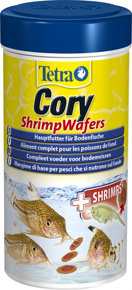 Tetra Cory ShrimpWafers 250 мл - корм для коридорасов и других донных рыб Tet-257429 - фото 21957