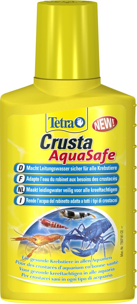 Tetra Crusta AquaSafe 100 мл - препарат для подготовки водопроводной воды для аквариума с ракообразными Tet-187221 - фото 21964