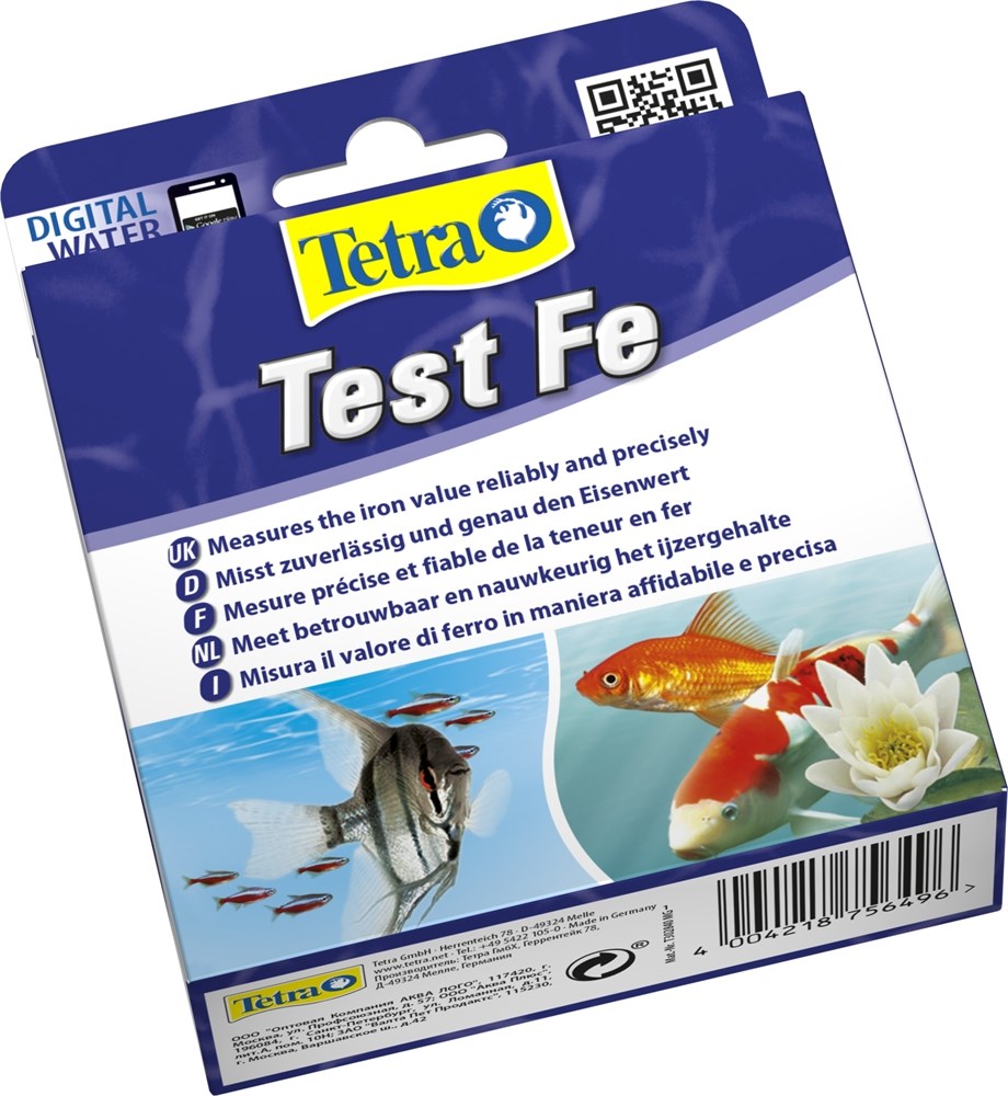 Tetra Fe-Test - тест для определения концентрации железа в пресной воде Tet-756496 - фото 22076