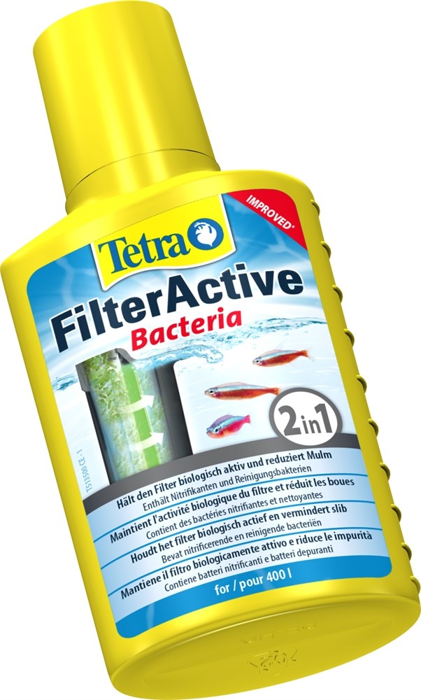 Tetra FilterActive 100 мл - Бактериальная культура для подготовки воды 247031 - фото 22109