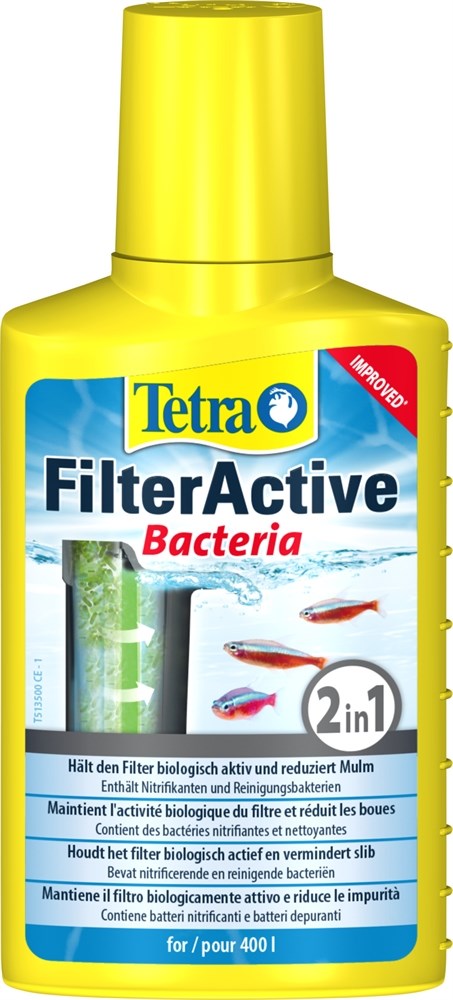 Tetra FilterActive 100 мл - Бактериальная культура для подготовки воды 247031 - фото 22110