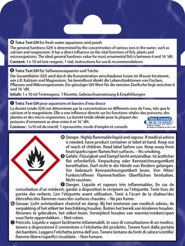 Tetra GH-Test - тест для определения общей жёсткости в пресной воде 723542 - фото 22154