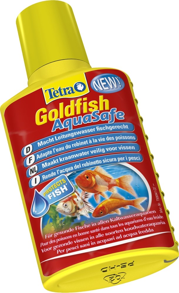 Tetra Goldfish AquaSafe 100 мл - средство для подготовки водопроводной воды для золотых рыбок 770423 - фото 22161