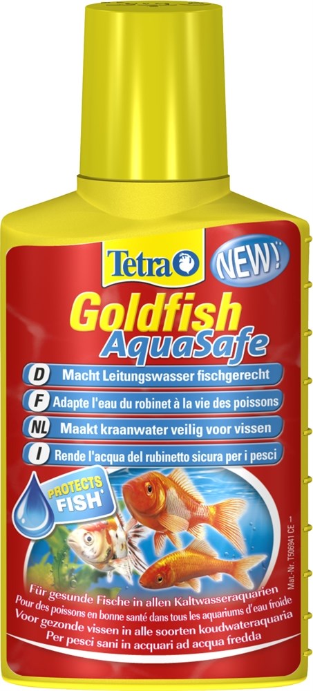 Tetra Goldfish AquaSafe 100 мл - средство для подготовки водопроводной воды для золотых рыбок 770423 - фото 22162
