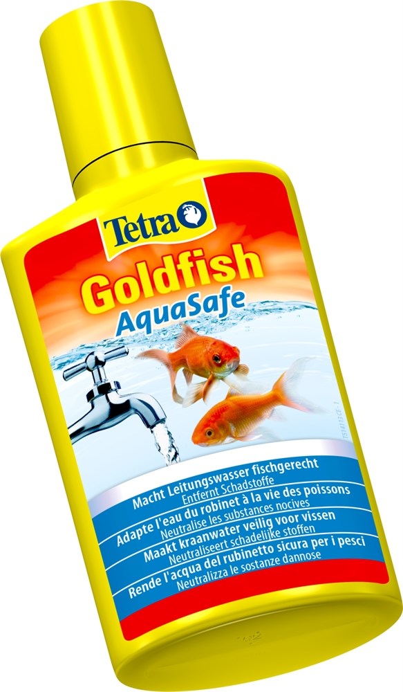 Tetra Goldfish AquaSafe 250 мл - средство для подготовки водопроводной воды для золотых рыбок 770430 - фото 22164