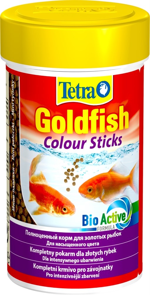 Tetra Goldfish Colour  Sticks  100 мл - корм для улучшения окраски золотых рыбок (палочки) Tet-140097 - фото 22168