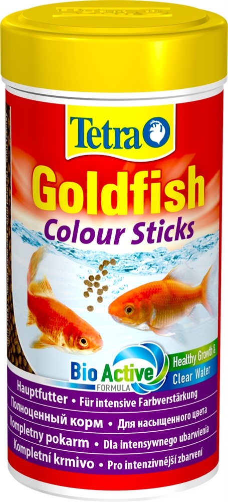 Tetra Goldfish Colour Sticks 250 мл - корм для улучшения окраски золотых рыбок (палочки) Tet-199071 - фото 22180