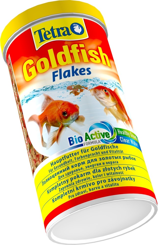 Tetra Goldfish Food 1 л - корм для золотых рыбок (хлопья) Tet-204355 - фото 22194