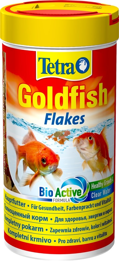 Tetra Goldfish Food 250 мл - корм для золотых рыбок (хлопья) Tet-140127 - фото 22202
