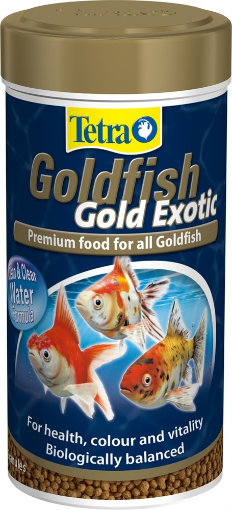 Tetra Goldfish Gold Exotic 250 мл - корм для золотых рыбок (гранулы) Tet-753129 - фото 22206