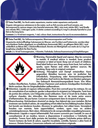 Tetra NO2-Test - тест для определения концентрации нитритов в воде Tet-723429 - фото 22421