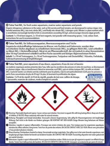 Tetra NO3-Test - тест для определения концентрации нитратов в воде Tet-744837 - фото 22428