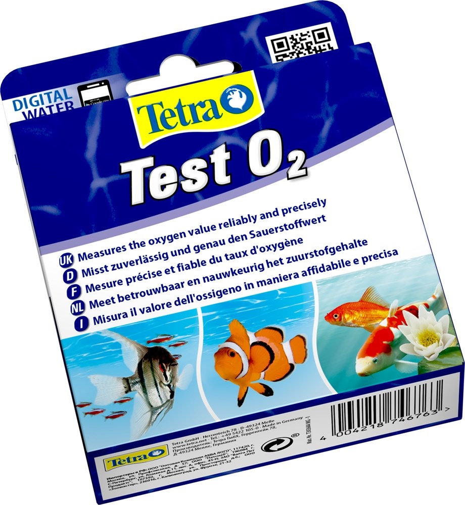 Tetra O2-Test - тест для определения концентрации кислорода в пресной воде 746763 - фото 22441