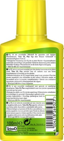 Tetra Plant CO2-Plus 100 мл - удобрение для растений (на 800 л воды) 269323 - фото 22490
