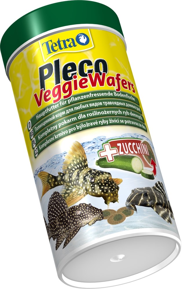 Tetra Pleco Veggie Wafers 250 мл - корм для травоядных донных рыб Tet-199118 - фото 22550
