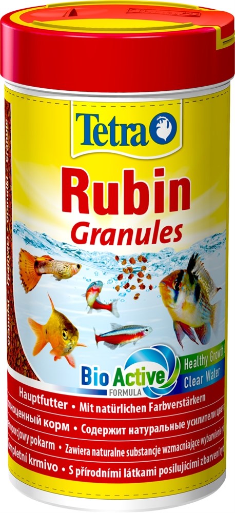 Tetra Rubin granules 250 мл - корм для улучшения окраски рыб (гранулы) Tet-139800 - фото 22725
