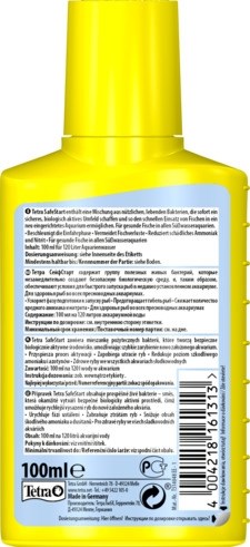 Tetra SafeStart 100 мл - бактериальный препарат для запуска аквариума Tet-161313 - фото 22728