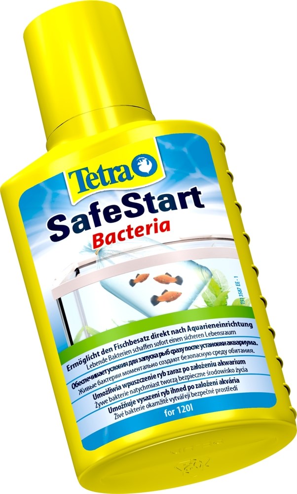 Tetra SafeStart 100 мл - бактериальный препарат для запуска аквариума Tet-161313 - фото 22729