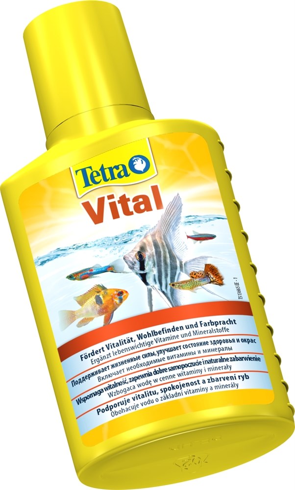 Tetra Vital 100 мл - препарат с витаминами и жизненно важными веществами для здоровья аквариумных рыб Tet-139237 - фото 22827